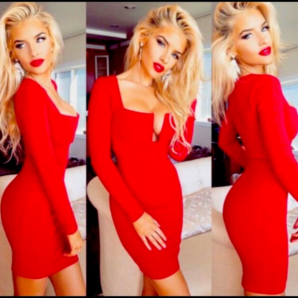 Red Nookie Stadium Dress
